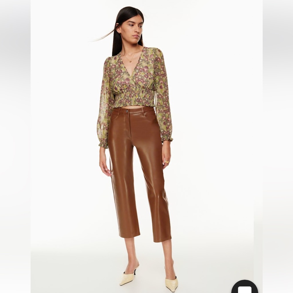 Wilfred Melina Cropped Women's Pants - cognac